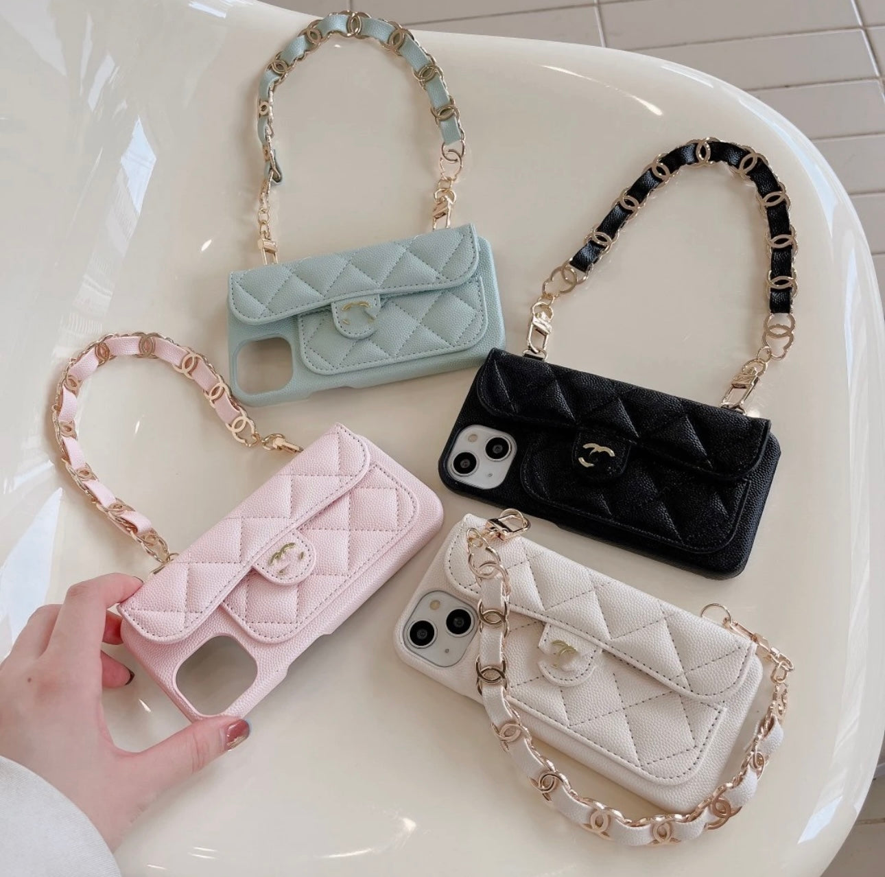 Luxurious iPhone Case Chain （Short style）