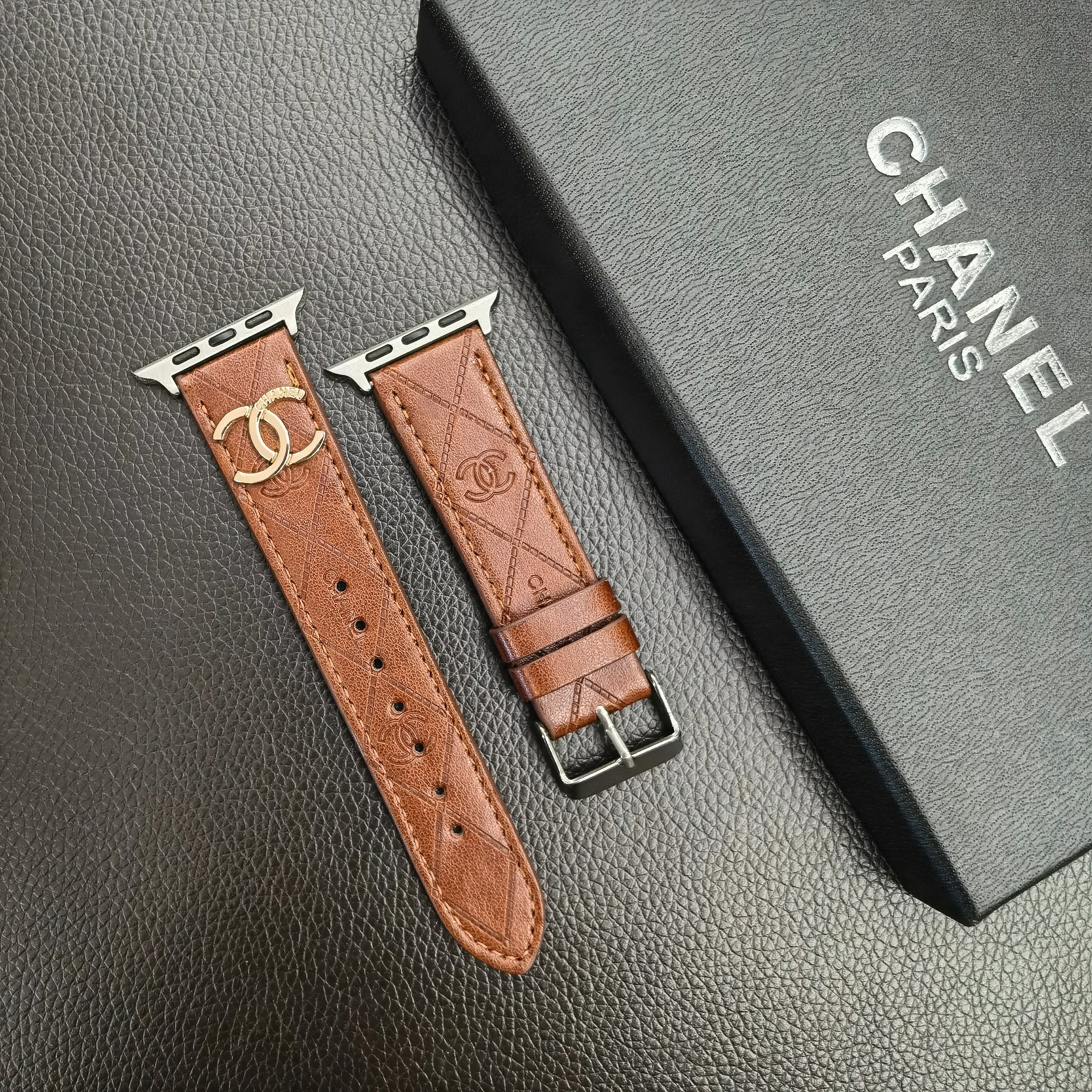 Luxury CC  Apple Watch Band Brown-YHK2405059